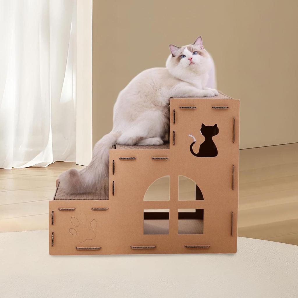 Modular Pet Stairs for Elderly Cats - Slip Dog Steps with Detachable Orthopedic Pads