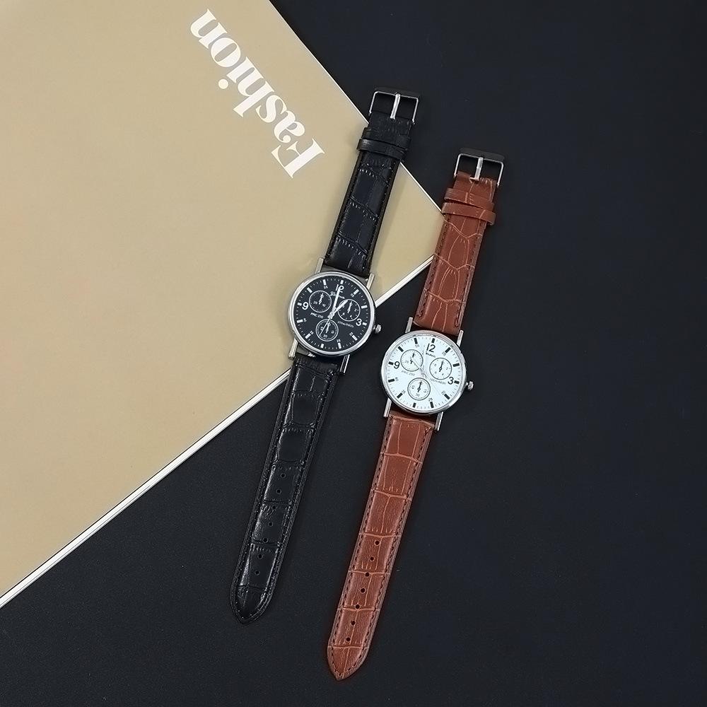 Watch 2-Piece Suit Men S Belt Watch Quartz Watch Fashion Suit Watch