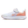 Nike Wearallday SE Slip Resistant Shock Absorbing Durable Low Top Kids Running Shoes Kids Running Shoes White Orange DO9378-100