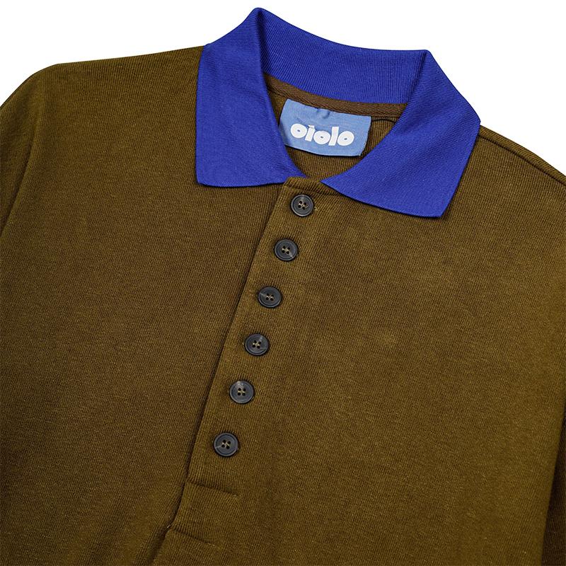 OLOLO Ls Polo De Punto - Brown