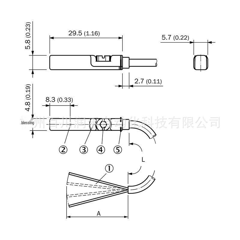 RZT7-03ZUS-KWB T-Slot Cylinder Sensor 1070867 - Brand New Original RZT7-03ZUS-KWB