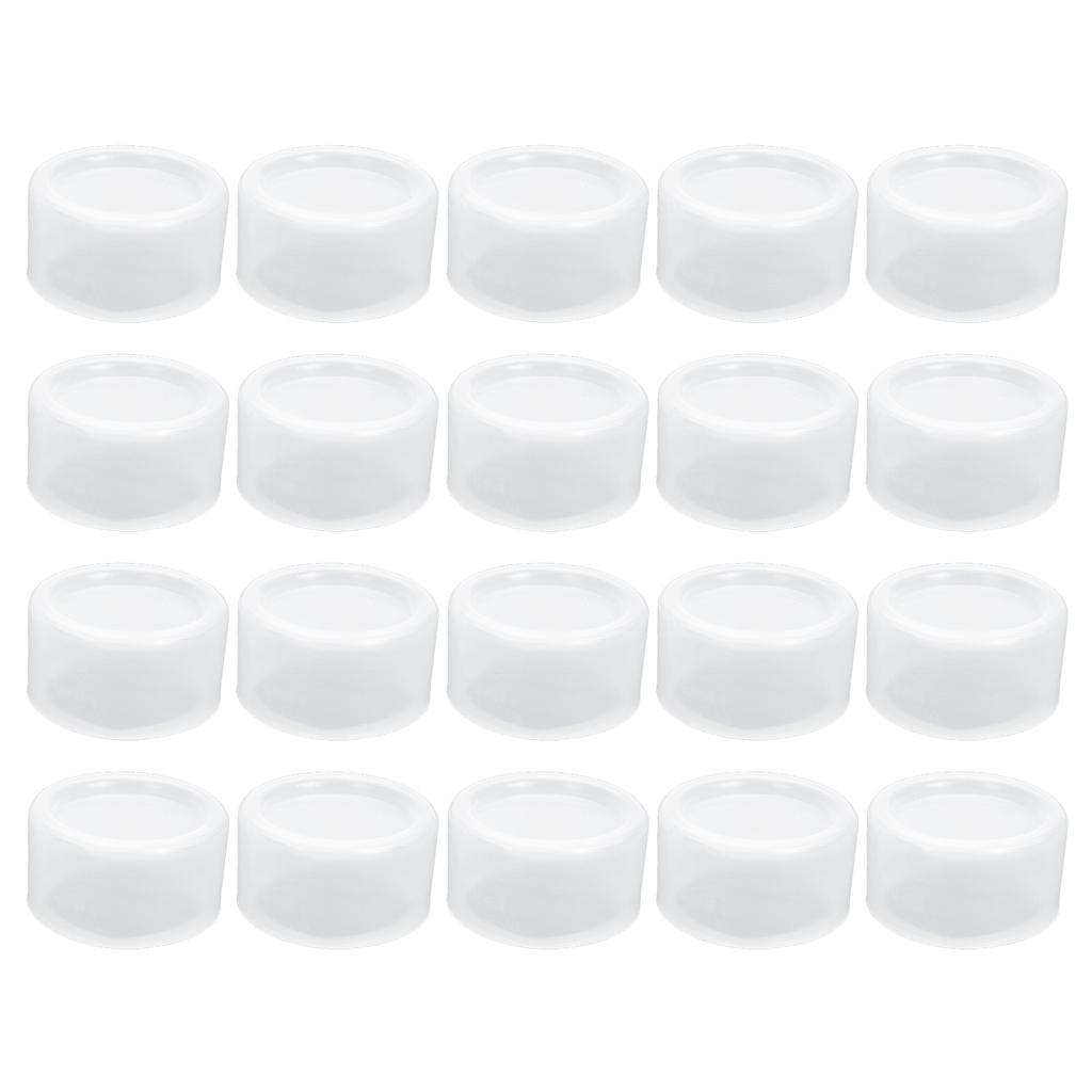 20pcs Waterproof Switch Cover Durable Plastic Button Protector Dustproof Push Cap For Emergency Stop Alarm Push Cover
