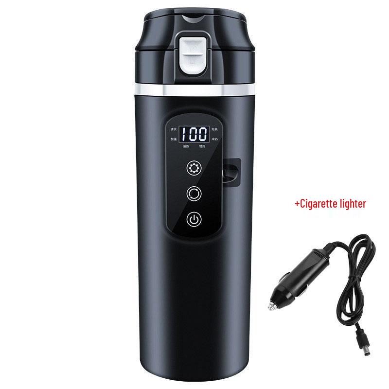 

Універсальний розумний електрочайник для автомобіля та вантажівки - Портативна чашка для підігріву та термоізоляції для гарячих напоїв