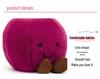 Cherry Peach Plush Toy - Cute Comfort Doll for Children