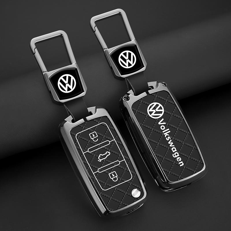 For VOLKSWAGEN VW Zinc Alloy Car Remote Key Case Cover Shell For Volkswagen VW Polo Golf Passat Tiguan Beetle Caddy T5 Up Eos Ke
