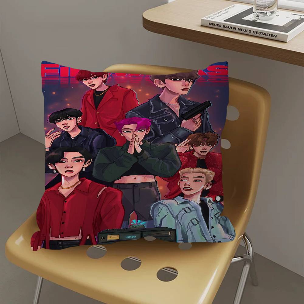 Boy Group A-ATE-EZ Pillow Gifts Home Office Furnishings Bedroom Sofa Car Cushion Cover Case 45x45cm