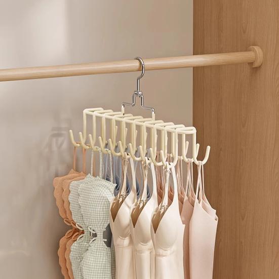 Suspender Hanger Underwear Vest Organizer Hook Strong Load-bearing Multifunctional Wardrobe Hanger with Multiple Hooks