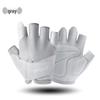 Non-Slip Breathable Half-Finger Fitness Gloves for Women & Men - Ice Silk Shock Absorption for Weightlifting & Yoga