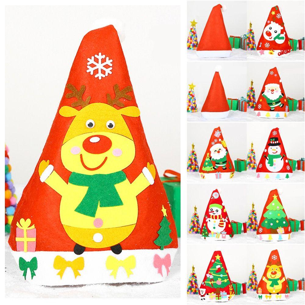 

Kriss Kringle DIY Рождественская шляпа Игрушка Санта-Клаус Дети Рождественские Искусства Шляпы Дети / Дети