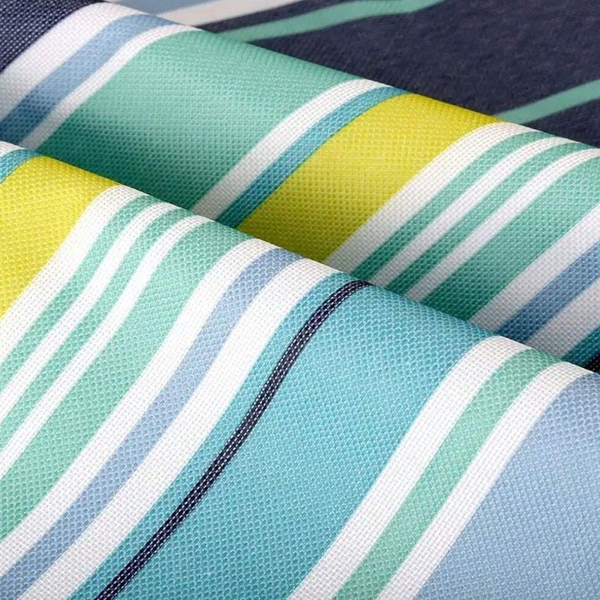 SandProof Beach Blanket  Outdoor Picnic Mat with Striped Design, Machine Washable, Ideal for Camping, Hiking & Festivals, Picnic Blanket