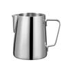 Milchaufschäumkrug, Kaffeeaufschäumbecher, polierte Oberfläche, rostfrei, korrosionsbeständig, spülmaschinenfest, Aufschäumkrug