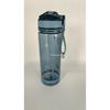 800 ml Sportwasserflasche mit Strohhalm für Camping Wandern Outdoor Kunststoff transparente BPA-freie Flasche für Männer Trinkgeschirr