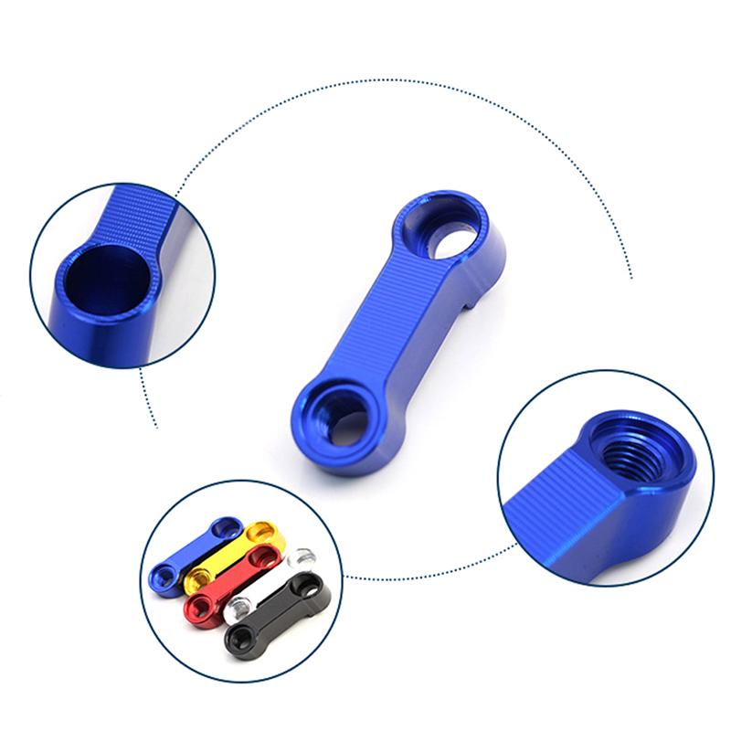 2 STÜCKE Universal Motorrad Rückspiegel Verlängerung Erhöhung Adapter Modifizierte Vordere Transferbasis Verbreiterung Schraubhalterung