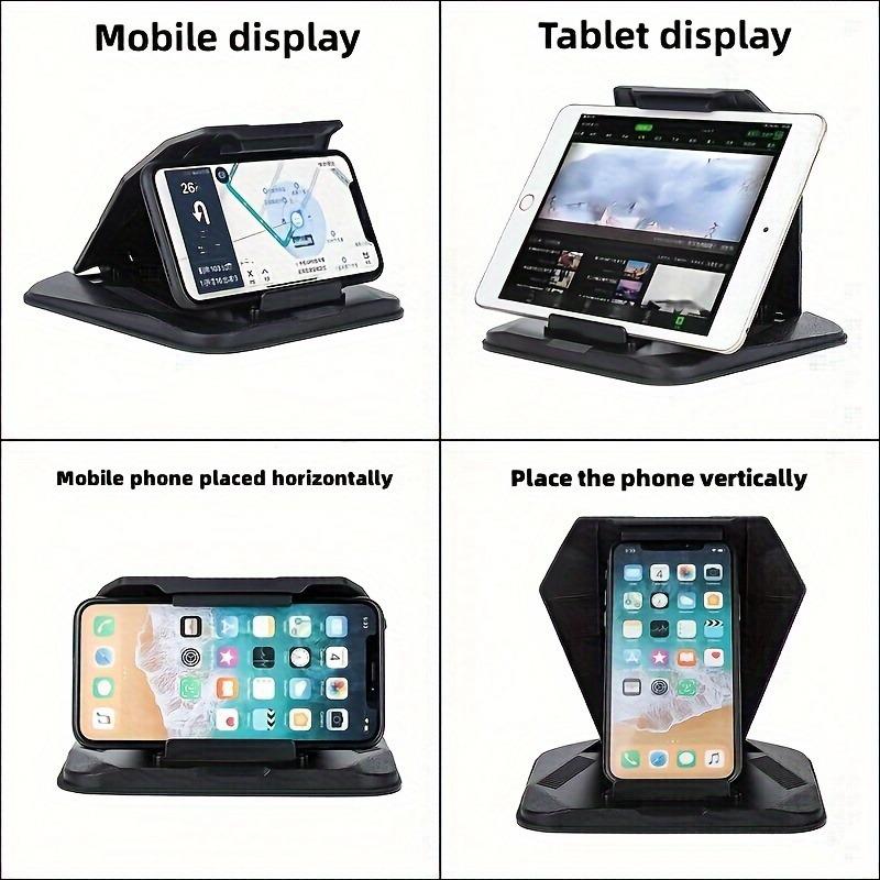 For Car Tablet Navigation Bracket Dashboard Horizontal Vertical Screen Universal Fixed Base Support Clip for Mobile Phones
