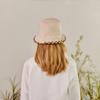 Daks Ivory Check Cotton Linen Blend Bucket Hat Dbhe4f123i2