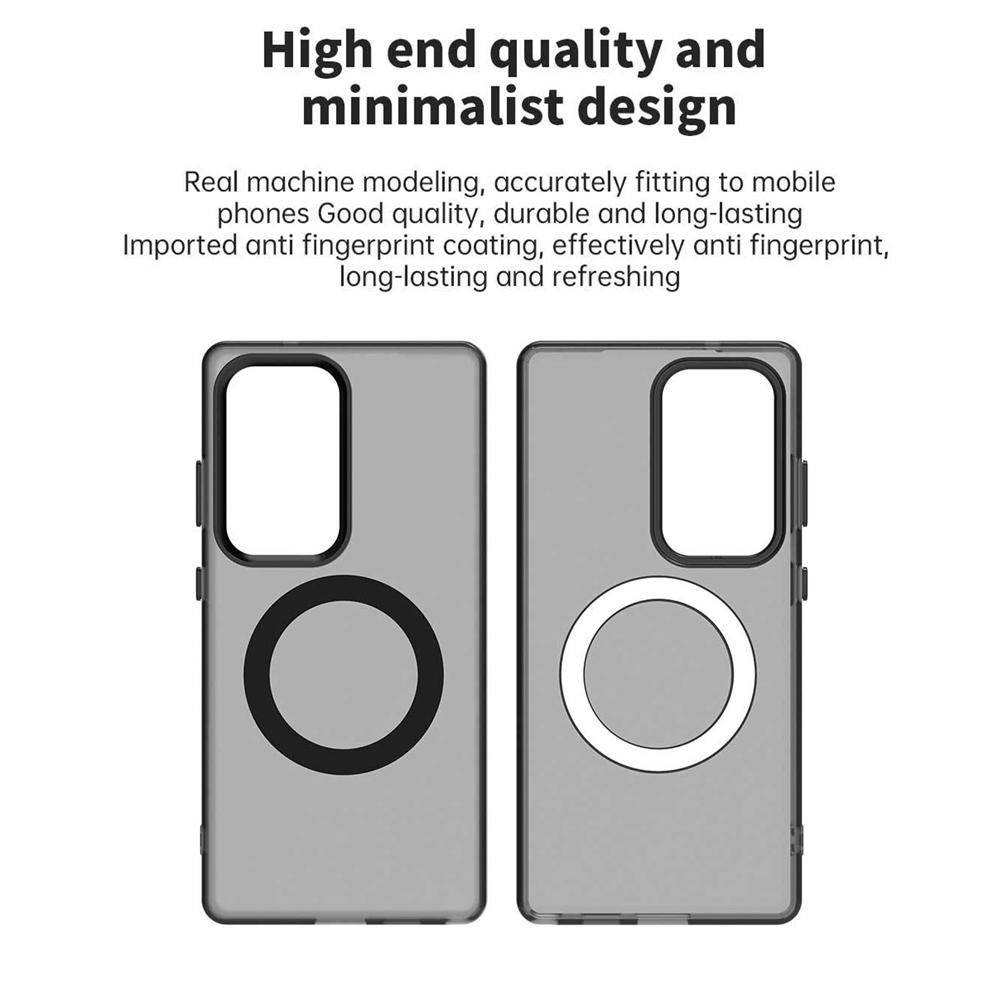 For Samsung Galaxy S25 S24 Ultra Translucent For Magsafe Phone Cases For Samsung S23 Ultra S24 FE S25 Plus Magnetic Matte Cover