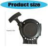 High Impacts ABS Nylon Recoil Starter Compatible for SRM266 String Trimmer Ergonomic Grip Quick Ignitions Systems