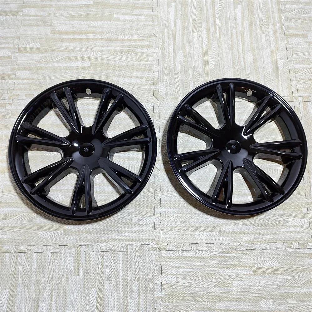 4PCS 19 Inch Wheel Caps Hub Cap Performance Automobile Replacemen Full Rim Cover Accessories For Tesla Model Y 2020-2024 Black