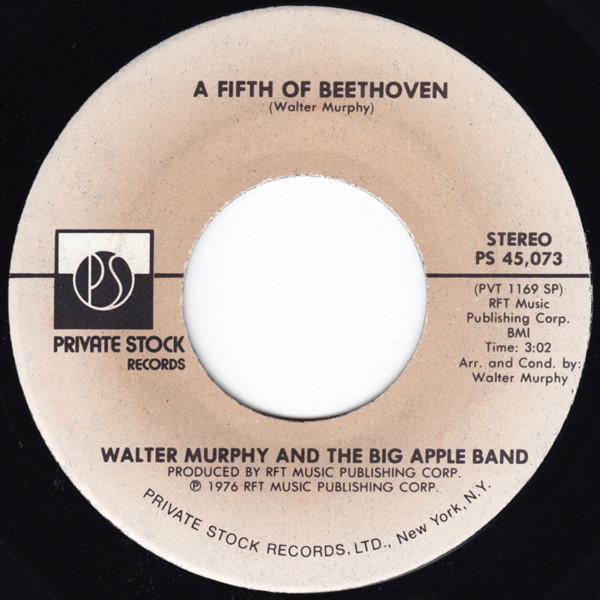 

7inch Record WALTER MURPHY THE BIG APPLE BAND A Fifth Of Beethoven PS45073 Private Stock 1976 US SoulFunk Used