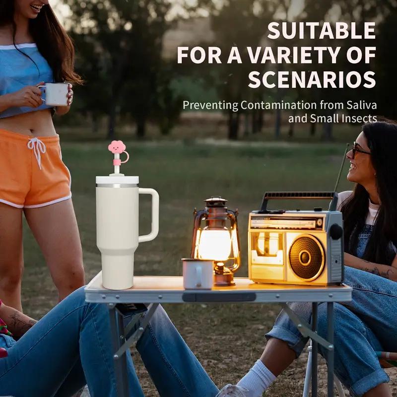 Stanley 40oz Ice Cup Flower Straw with 10mm Dust Cap