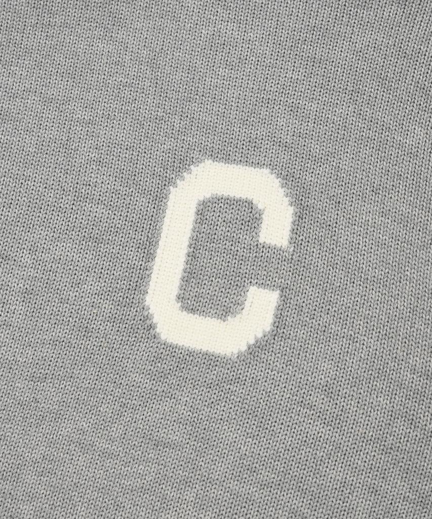 COVERNAT C Logo Crewneck Knit Melange Gray