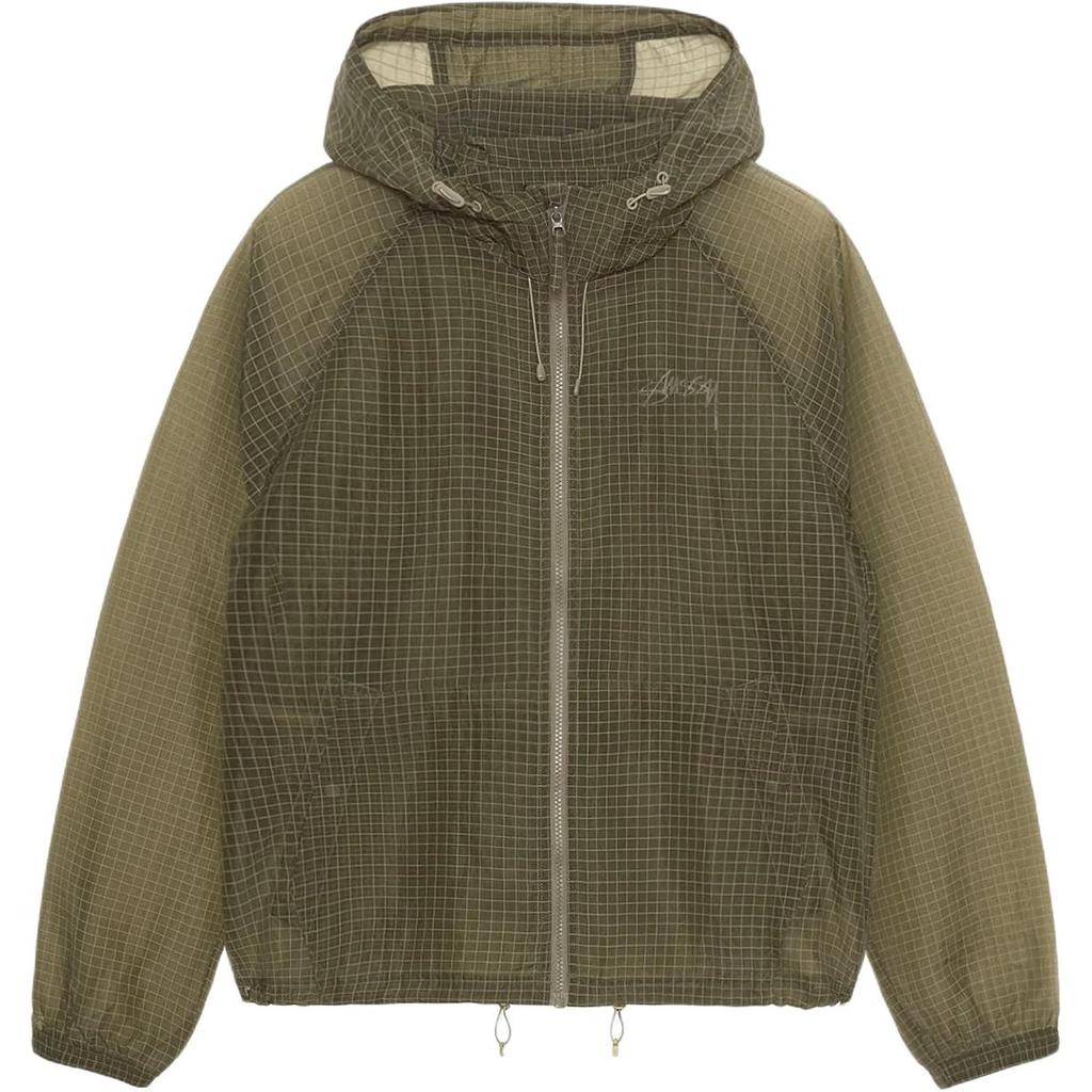 Stussy FW24 BEACH SHELL TRANSPARENT RIPSTOP logo Unisex 115779