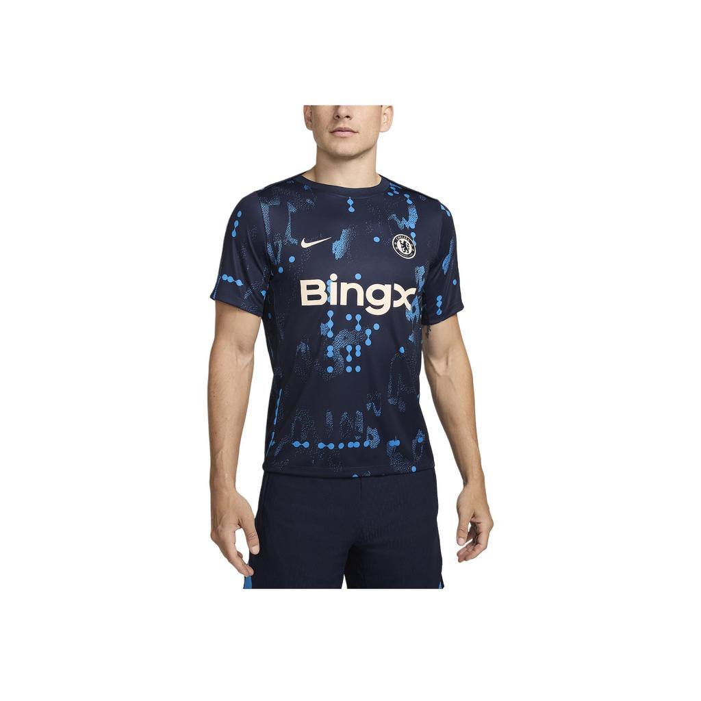 New Nike Chelsea Fc Academy Pro Men's Nike Dri-FIT Soccer Short-Sleeve Pre-Match Top FN9646-452