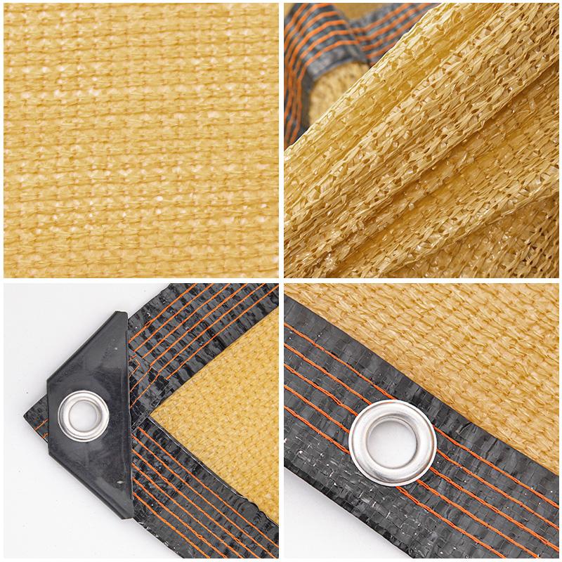 Summer Sunshade Net 70-80% Shading Net Garden Yard Sunscreen Cloth Shading Sails for Plant Swimming Pool Car Sun Cover