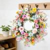 Fascinating Handcrafted Silk Daisy Wreath Adds A Touch Of Natural Charm To Your Space Ideal For Festivals And Gatherings