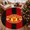 Manchester United F.C Desenli Yuvarlak Halı, İç/Dış Mekan Paspası, Piknik, Oyun Odası, Yatak Odası, Ofis, Oturma Odası, Ev Dekorasyonu Halısı, Doğum Günü Hediyesi