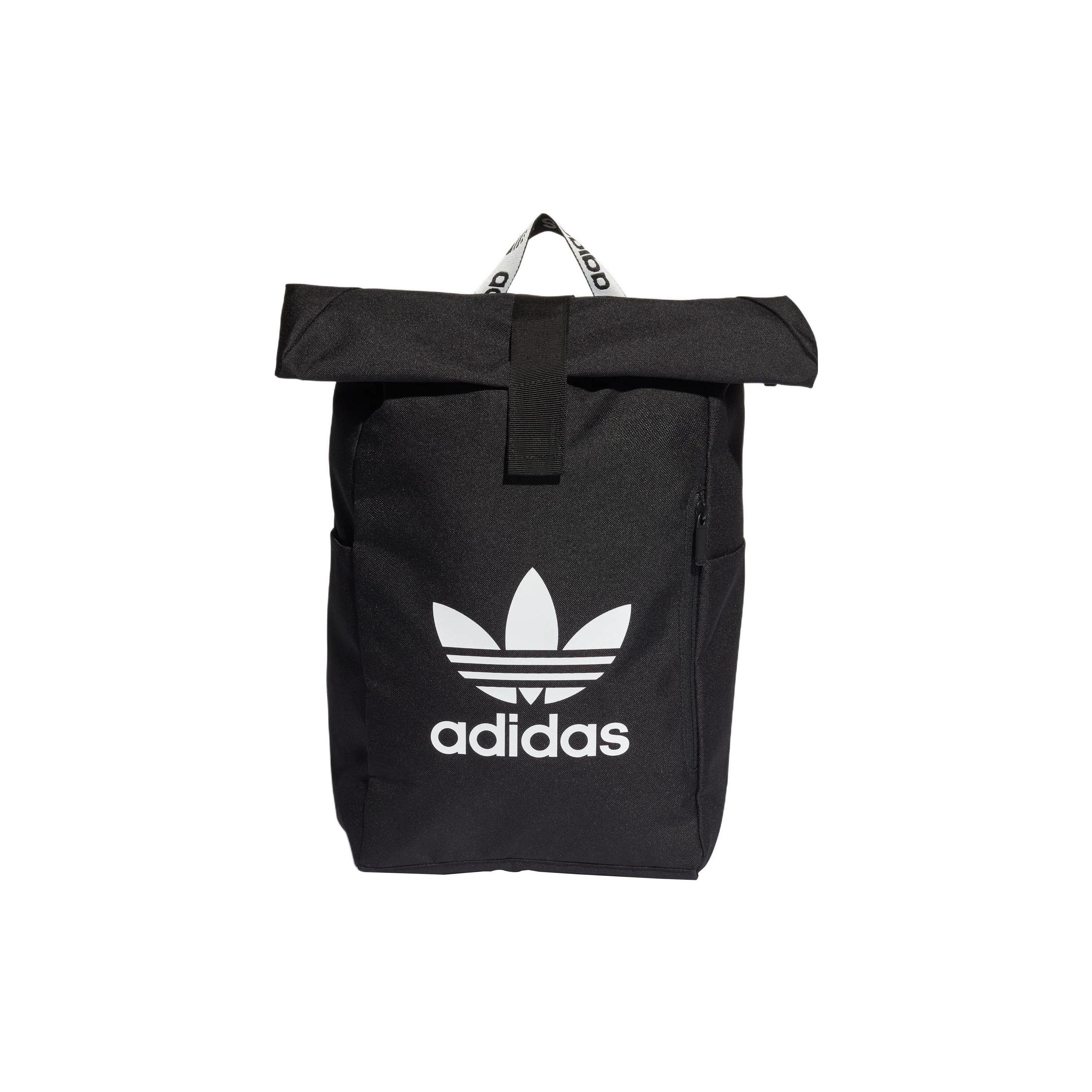 

Adidas Originals Trefoil Sports Casual Logo Print Pattern Polyester Backpack Unisex Backpacks Black HK2629 Black