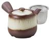 Banko Ware Hanahana White Banko Teapot Tea (with Strainer) 476-30-713