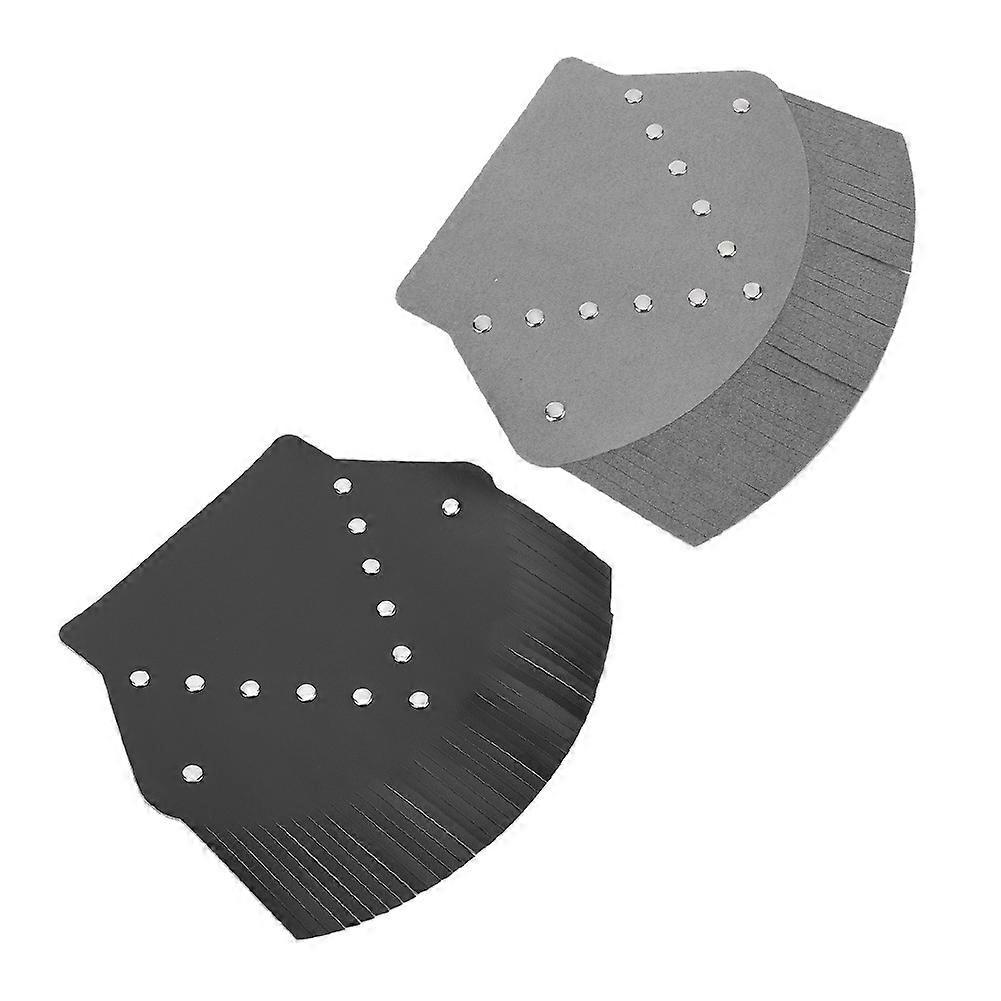 Motorcycle Rear Fender Mud Flap Motorcycle Modification Mudguard Cover Decoration(Black)