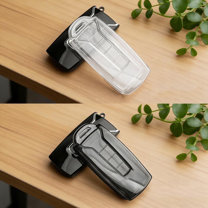 Transparent Black Tpu For Vw For Volkswagen Touareg         Remote Car Key Case Cover Fob Bag