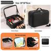 LED Mirror Makeup Bag: Spacious Handbag for Skincare & Cosmetics Storage