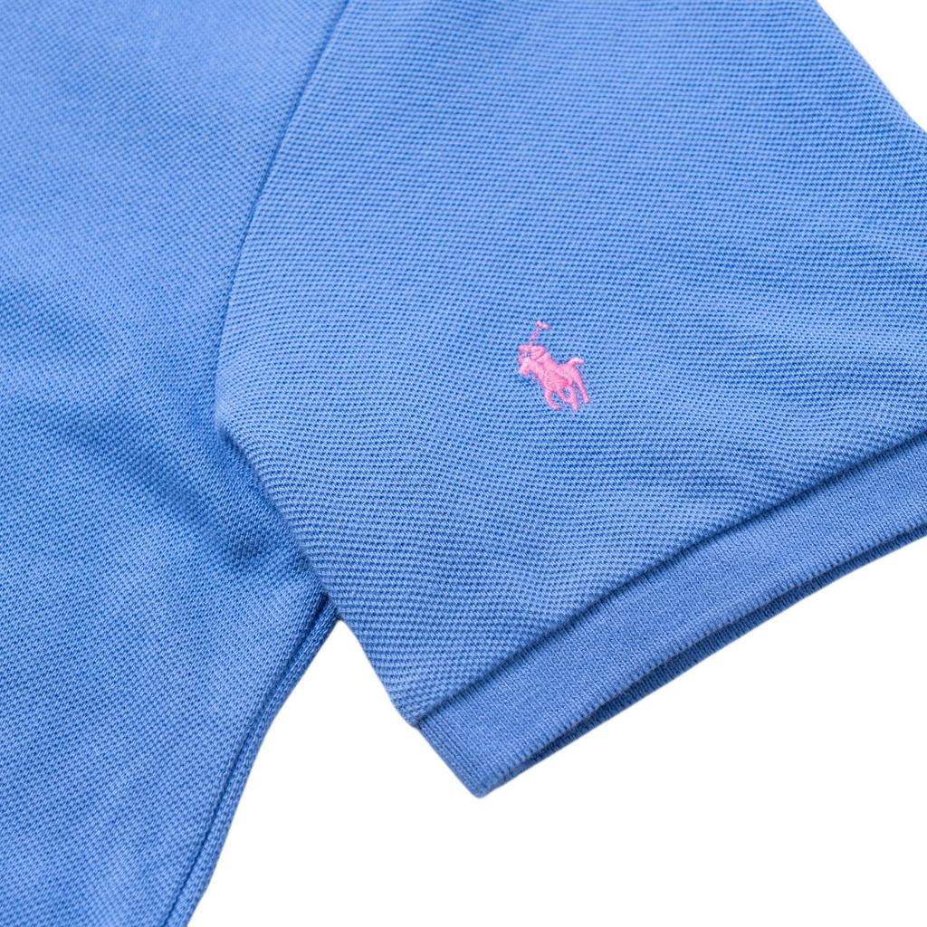 Polo Ralph Lauren Polo Shirt Copii Pulover Model Imprimat Croială Slim Mânecă Scurtă Topuri Copii Albastru CWPOKNIB8021025-400