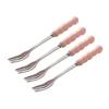 Creative Fruit Fork and Spoon Set Candy Color Coffee Dessert Spoon Ceramic Storage Tank  Watermelon