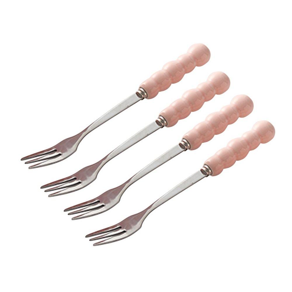 Creative Fruit Fork and Spoon Set Candy Color Coffee Dessert Spoon Ceramic Storage Tank Watermelon