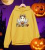 Happy Halloween Bow Ghost Print Man Hoody Hip Hop Multicolor Hoodies Fleece All-Match Pullovers Oversized Pocket Sportswear