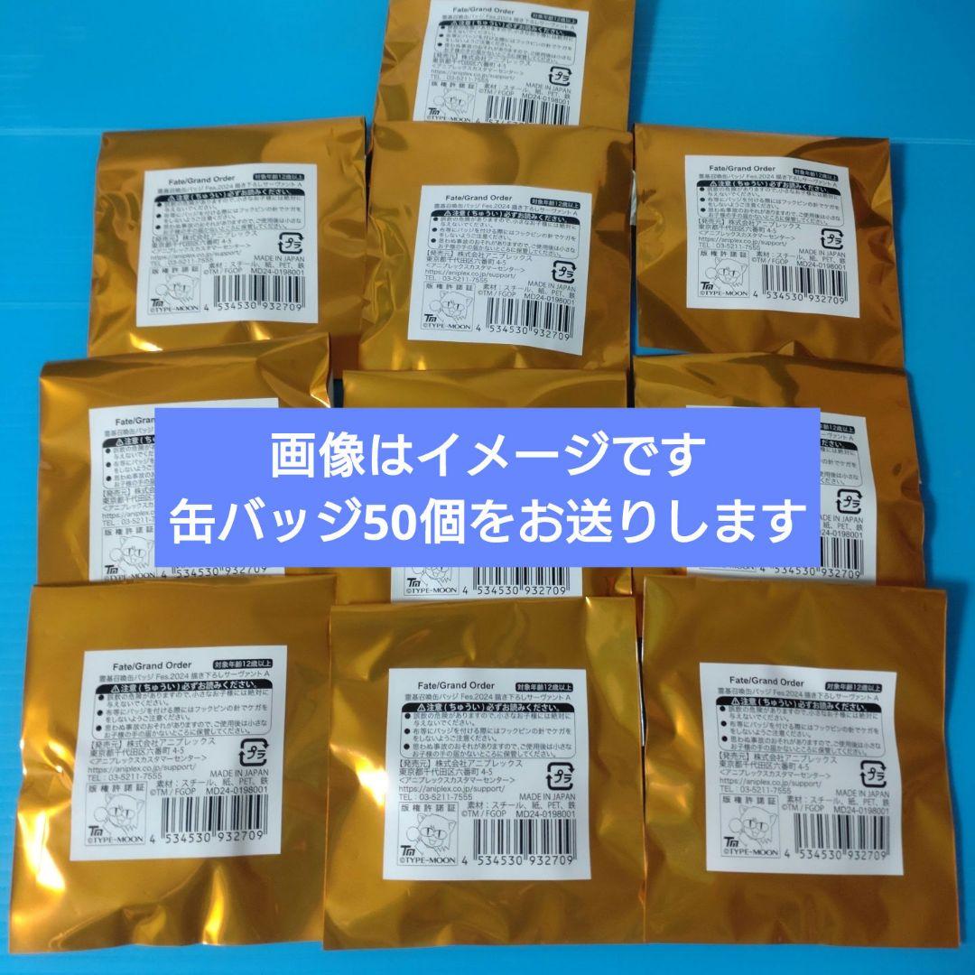 

[USED] Fate FGO Fest 2024 EXPO Heroic Spirits Expo Can Badge A