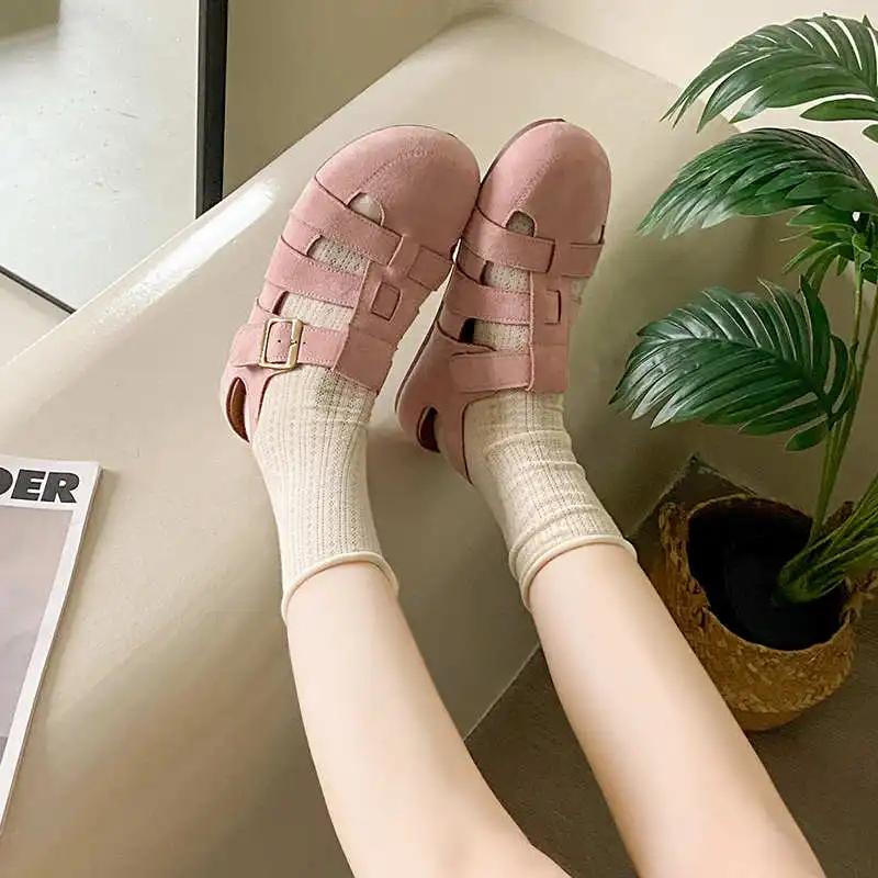 Fashion High Platform Zimni Sneakers 48 Size Anti-slip Slipper Shoes Beach Sandals Women Sports Lofer School Team Items Novelty