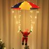Santa Claus Parachute Christmas Tree Pendants Lovely Creative Pendant Parachute For Holiday Home Decoration New Year