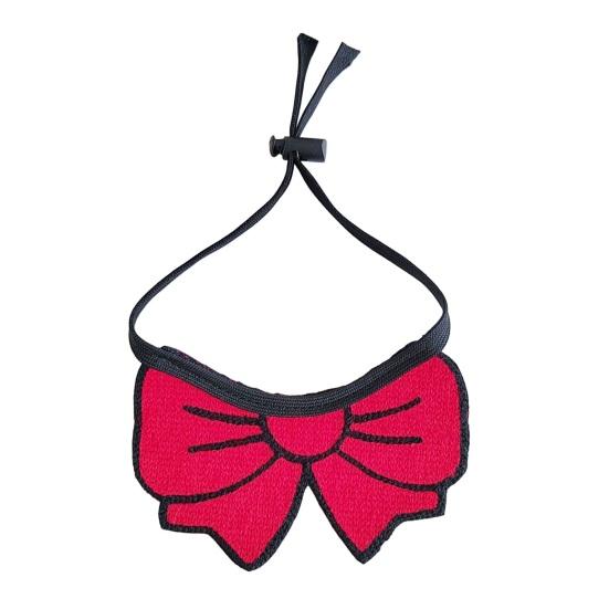 Регулируемый шарф для домашних животных в форме бабочки, изысканный ошейник для котенка, неудушающий яркий цветной аксессуар для домашних животных красный