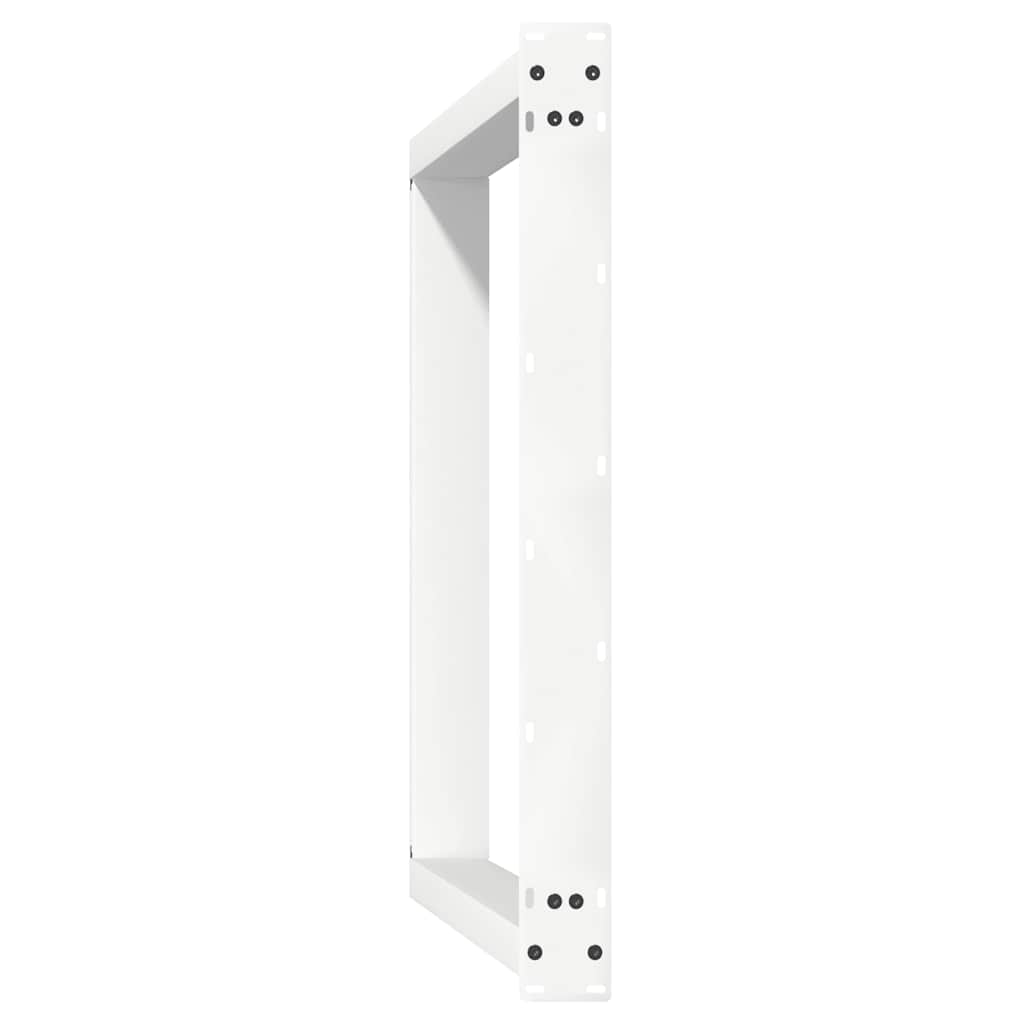 Vidxl Nogi Do Stołu Jadalnianego, 2 Szt., Białe, 90X(72-73) Cm, Stal