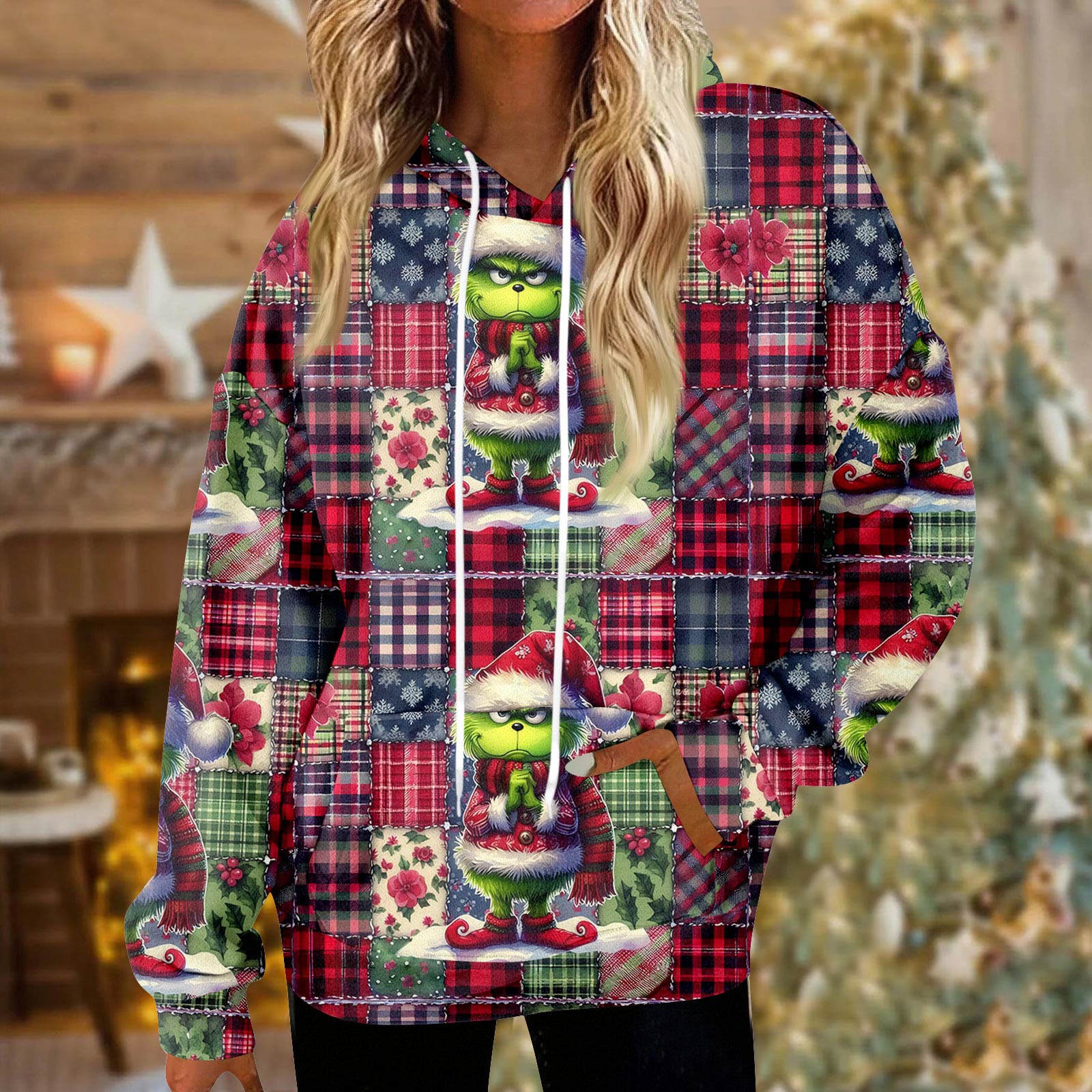 

Толстовки для женщин оверсайз зимние плюшевые милые свитшоты пуловер модная осенне-зимняя одежда XL