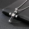 3 Color Cross Pendant 316L Stainless Steel Men's Unique Hip Hop Necklace Party Jewelry