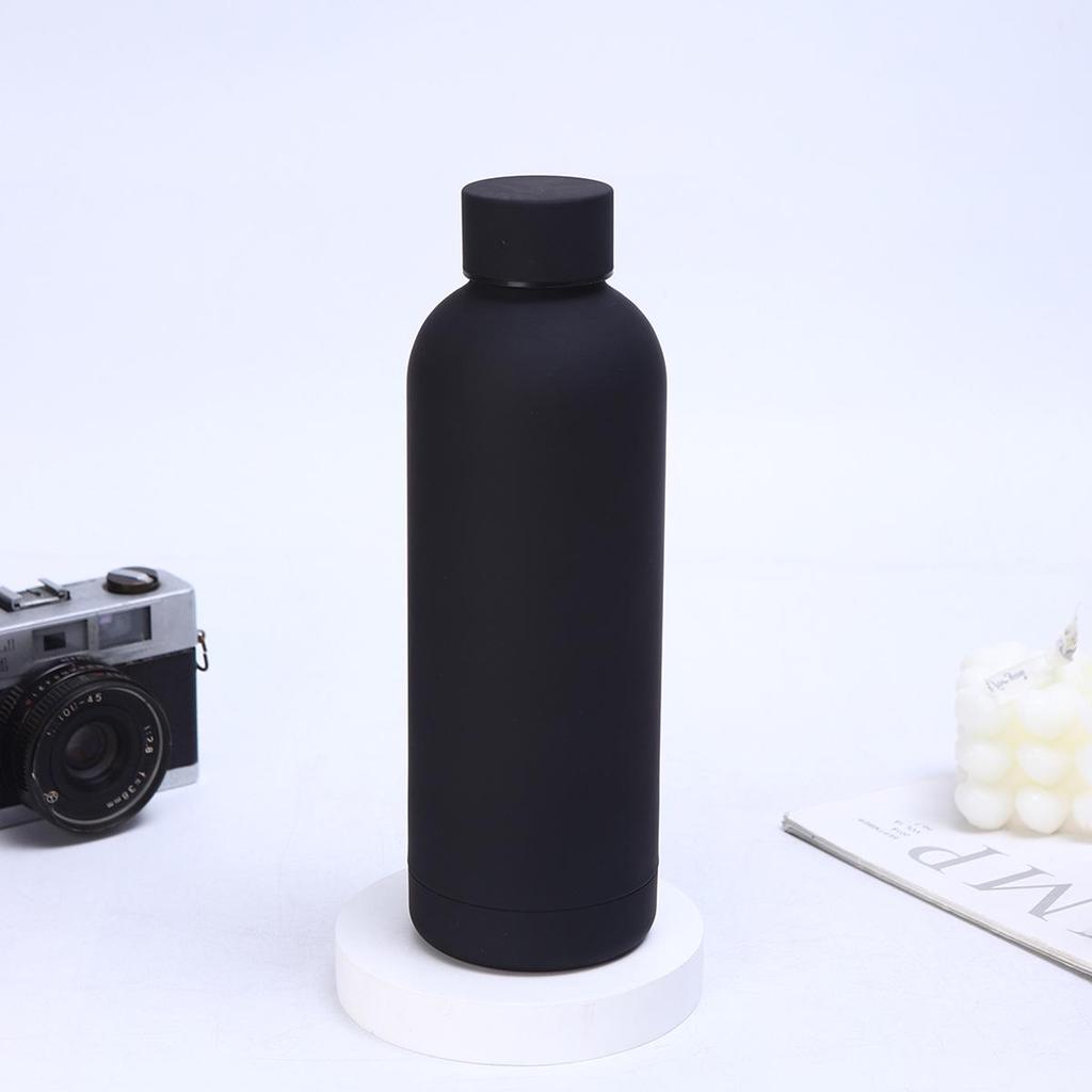 American Style 304 Stainless Steel Thermos Cup - Portable, Simple Sports Water Bottle for Outdoor Cycling