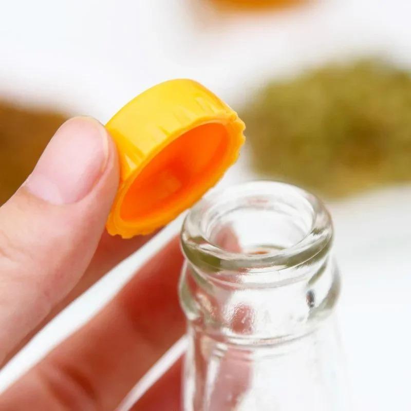 1PC Reusable Silica Gel Bottle Cap Sealed Beer Cap Vinegar Soy Sauce Bottle Soda Cola Cap Wine Protective Stopper