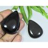 2Pcs 174Cts. Natural Rainbow Obisidan Pear Cabochon Gemstone 28X40-31X47MM A-123