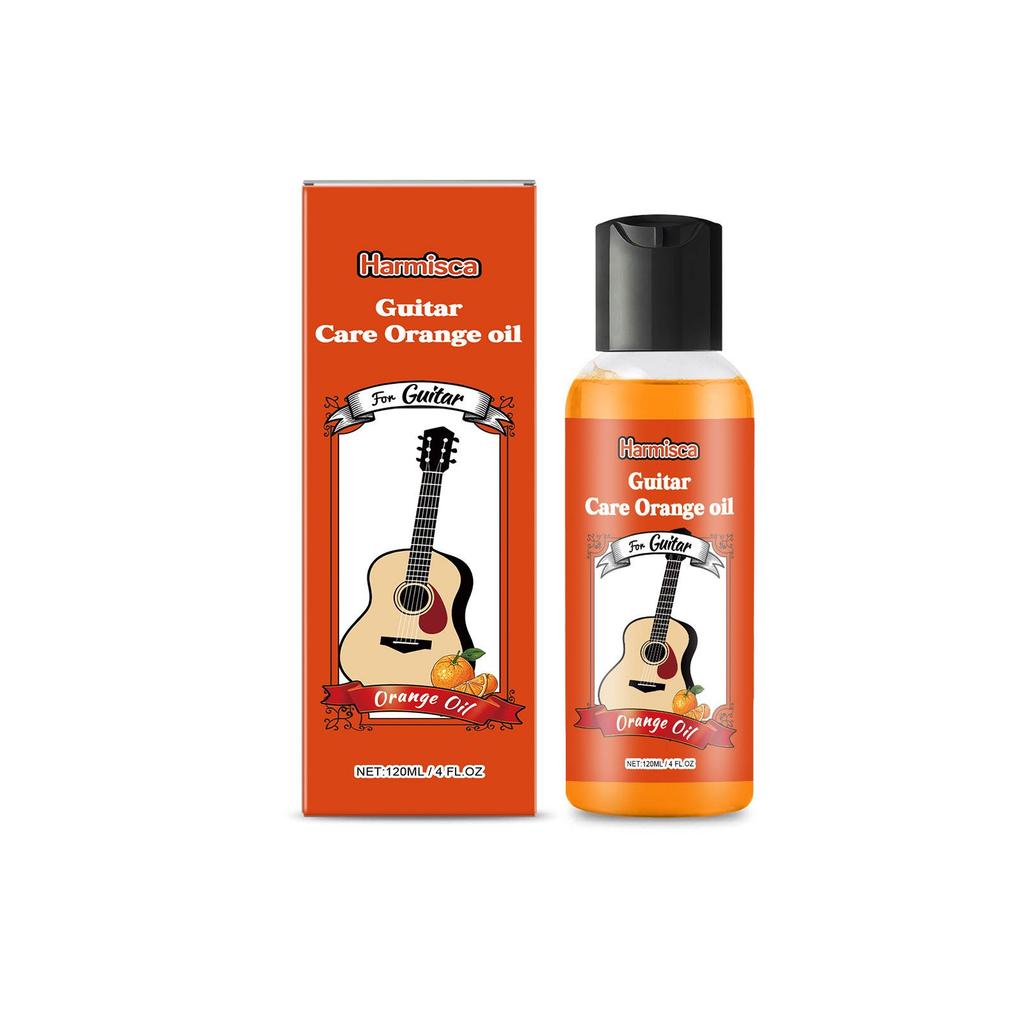 Harmisca Universal Instrument Care Orange Oil for Guitar, Piano, Erhu, Violin Maintenance and Polishing.